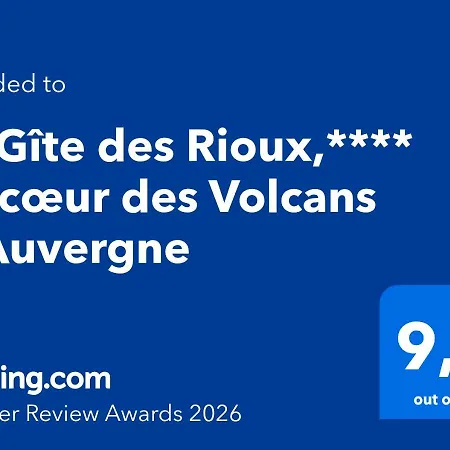 Le Des Rioux,**** Au Coeur Des Volcans D'auvergne Lejlighed Ceyssat